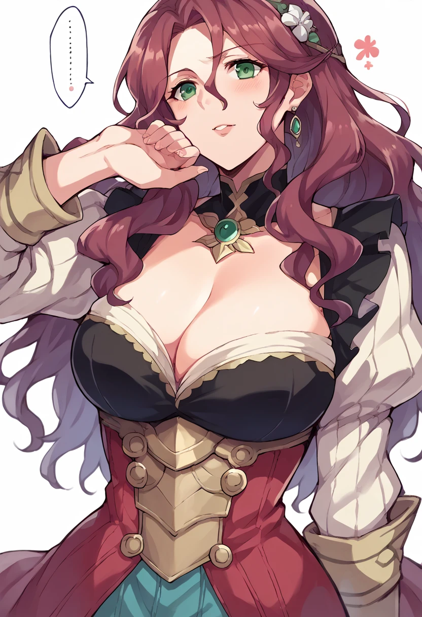 score_9, score_8_up, score_7_up, source_anime, Dorothea (Fire Emblem), ((((hyperbreast),  cleavage,壊れた服