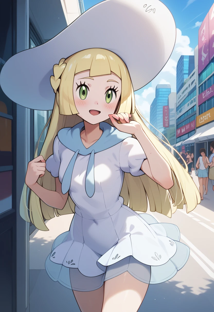 Lillie Naked in public