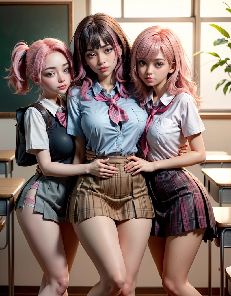 Female schoolboys,Wear underwear,Wearing white stockings --auto