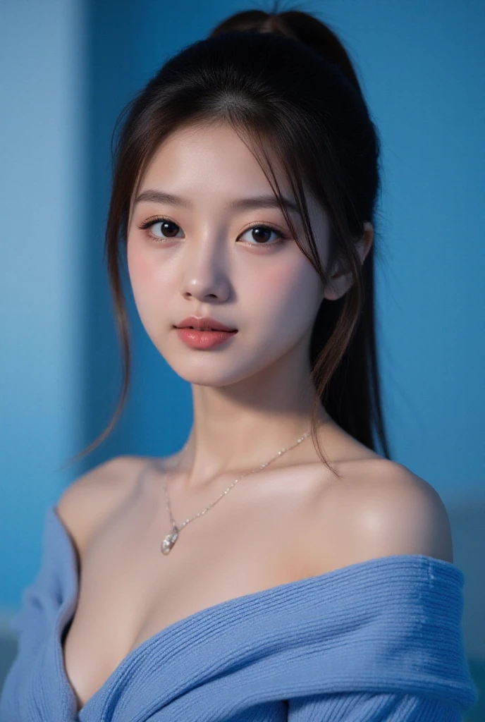 (Best quality), (reality, ảnh reality:1.3), (masterpiece:1.3), CG, unified, 8k, Great, Exquisite details, super detailed, High resolution, absurd

, (1 girl), solo, cute, sexy body, Youthful, (look at the viewer), (closed mouth:1.2), (medium chest), Abstract, extremely delicate and beautiful, extremely detailed, cô gái chi tiết đẹp, the most beautiful darkness, mắt và khuôn mặt extremely detailed, Nice detailed nose, Beautifully detailed hands, beautiful smooth glossy lips:0.8, ((oily body skin)), Dynamic lighting, ((Cinematic lighting)),

medium hair, wavy hair, side ponytail, Blonde, blue eyes, white dress, medium chest, narrow, sparkle, gorgeous face, (Elegant face)
