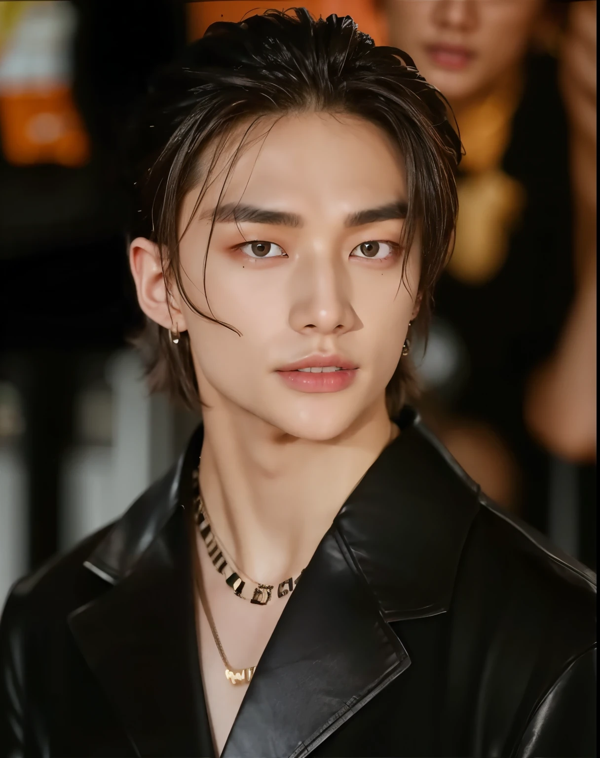 Hyunjin stray s, muscular and marked