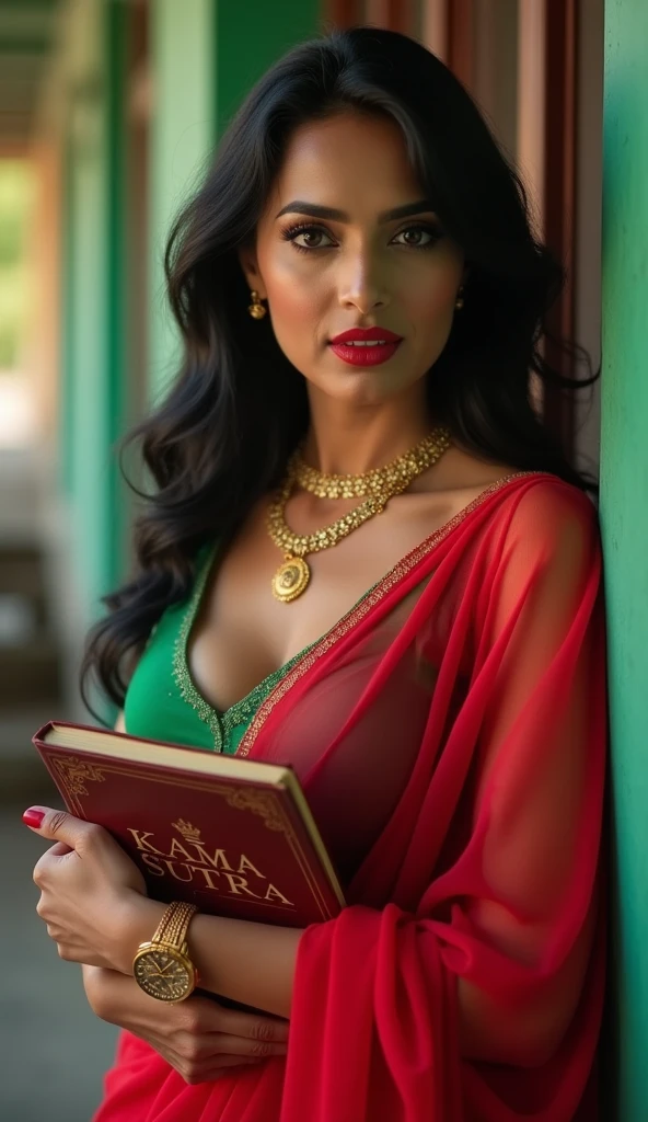 Wearing Academic regalia wealthy sri lankan beautiful girl very big breasts and butt sit