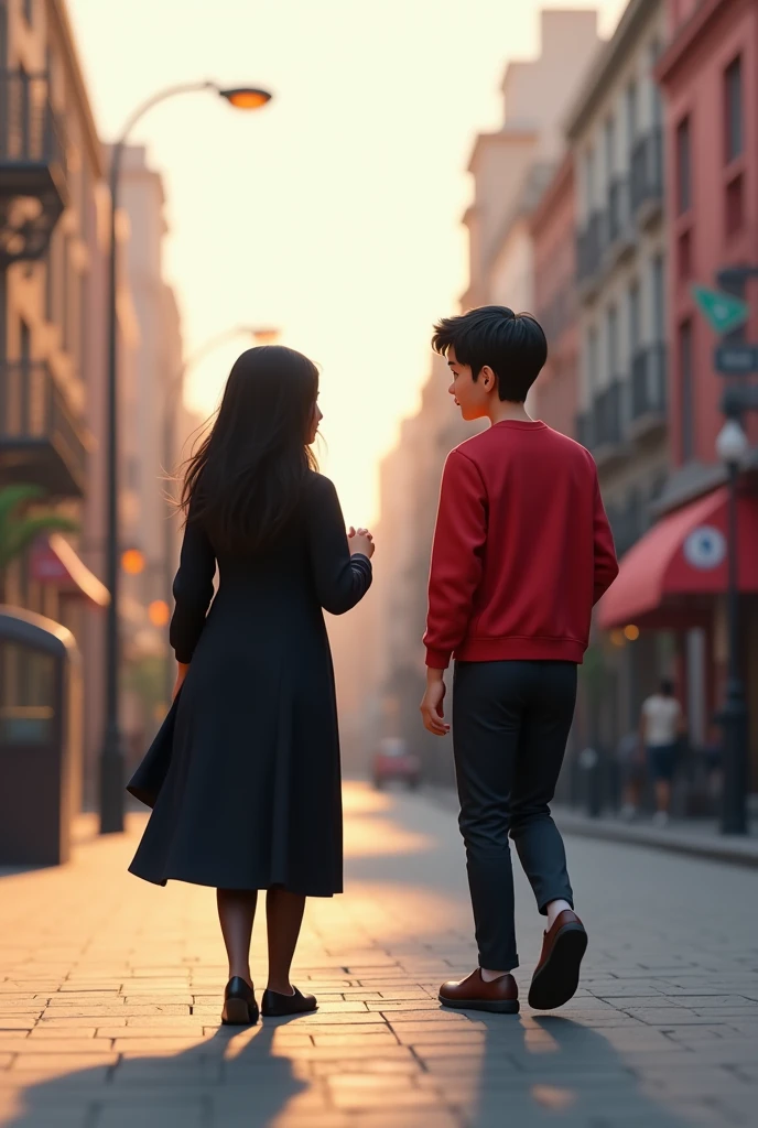 Depiction of only hands、Man and woman holding hands、Animated