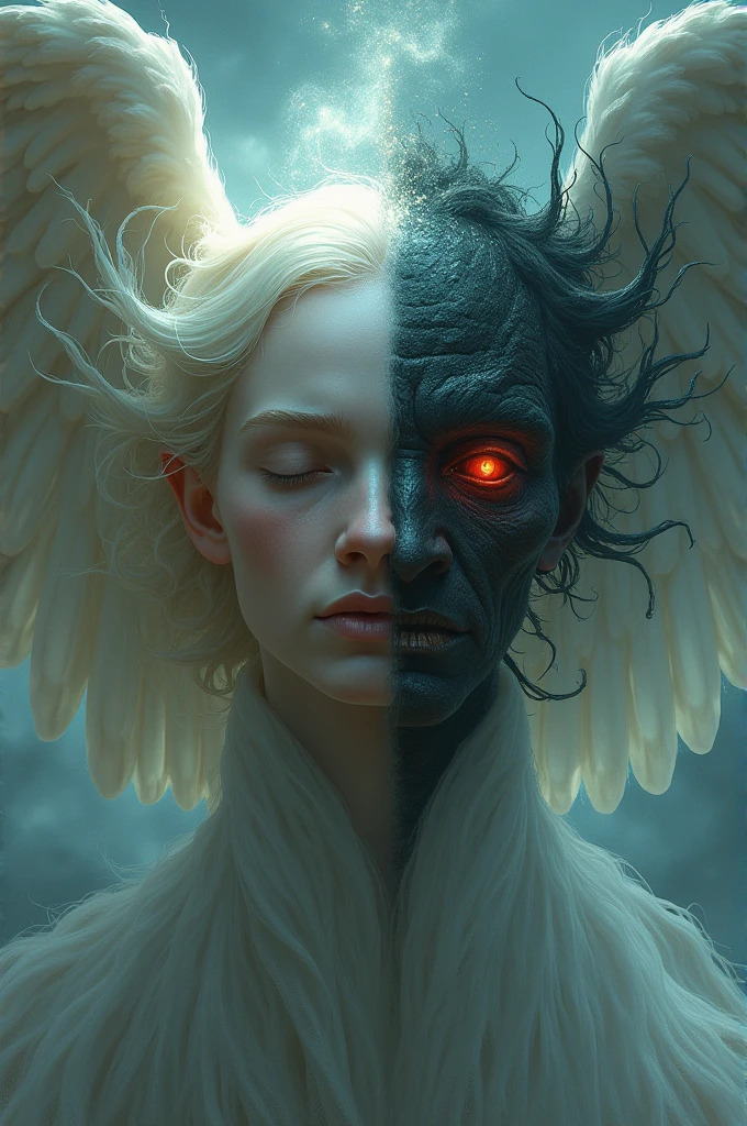 A anima boys one sida god and one sida dark and bad and