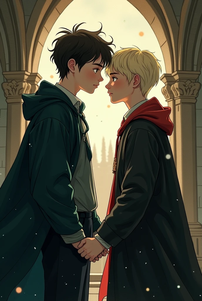 Harry potter、Draco Malfoy、2guys、the kiss、Adhesion