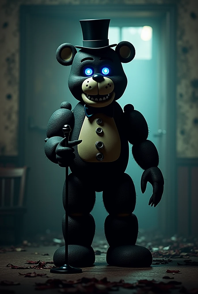 The child's soul enters Freddy Faz Bear