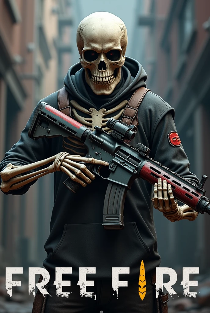 Skull with the red Yankees cap closed and put backwards with a trucker&#39;s mate in his hand. With an Adidas jacket and a scarf over his mouth and black gloves
