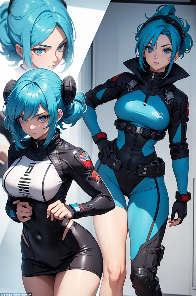 score_9, score_8_up, score_7_up, 2girls, Ela, ela elite \(Rainbow Six Siege\),ela, ela \(Rainbow Six Siege\,serana, voutfit, red eyes, slit pupils, black lips,(((massive breasts))), oiled, overhead shot, cupping breasts