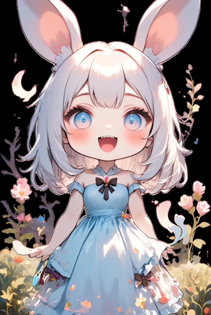 furry kemono rabbit girl. cute.