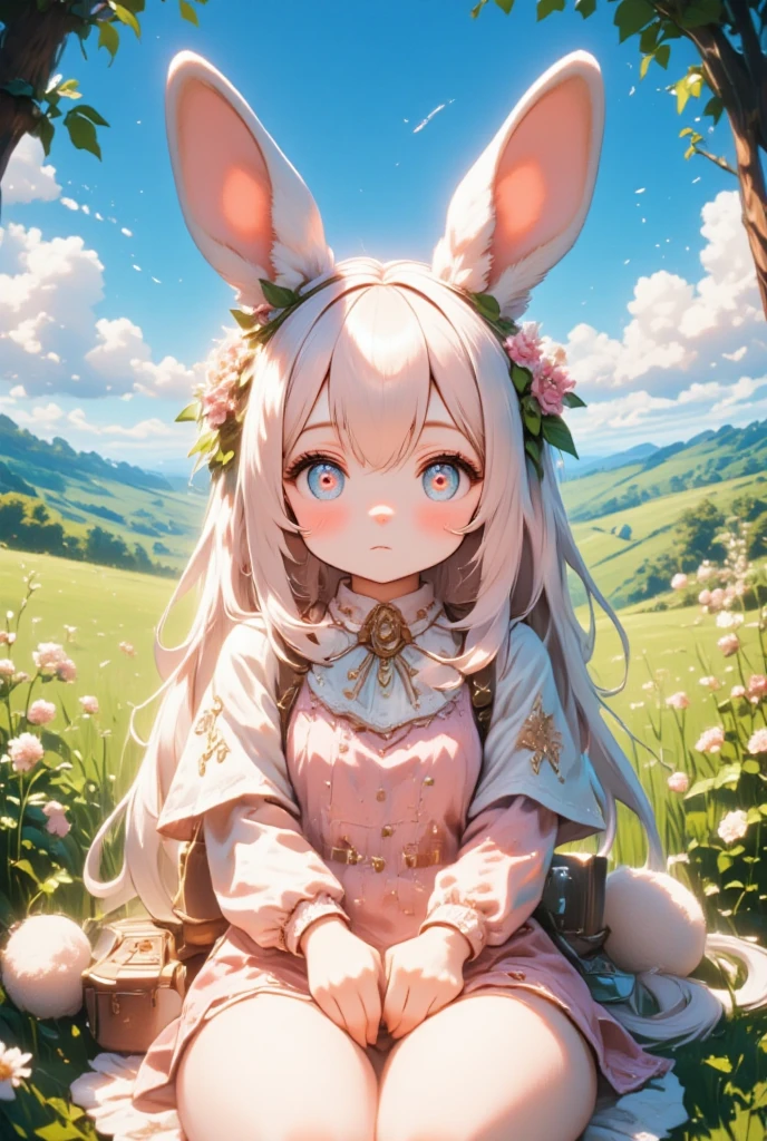 furry kemono rabbit girl. cute.