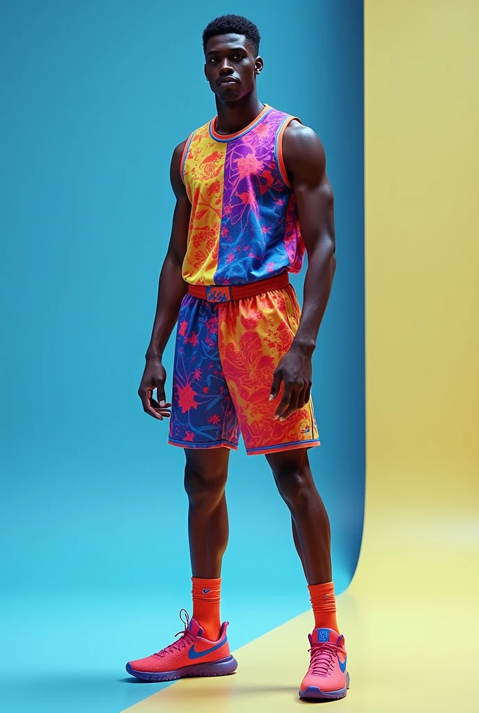 A bodybuilder who wears a diaper and loves to play basketball