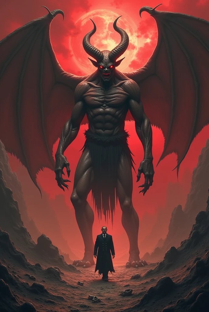lustier devil Greeting kamala harris and  joe biden From Hell