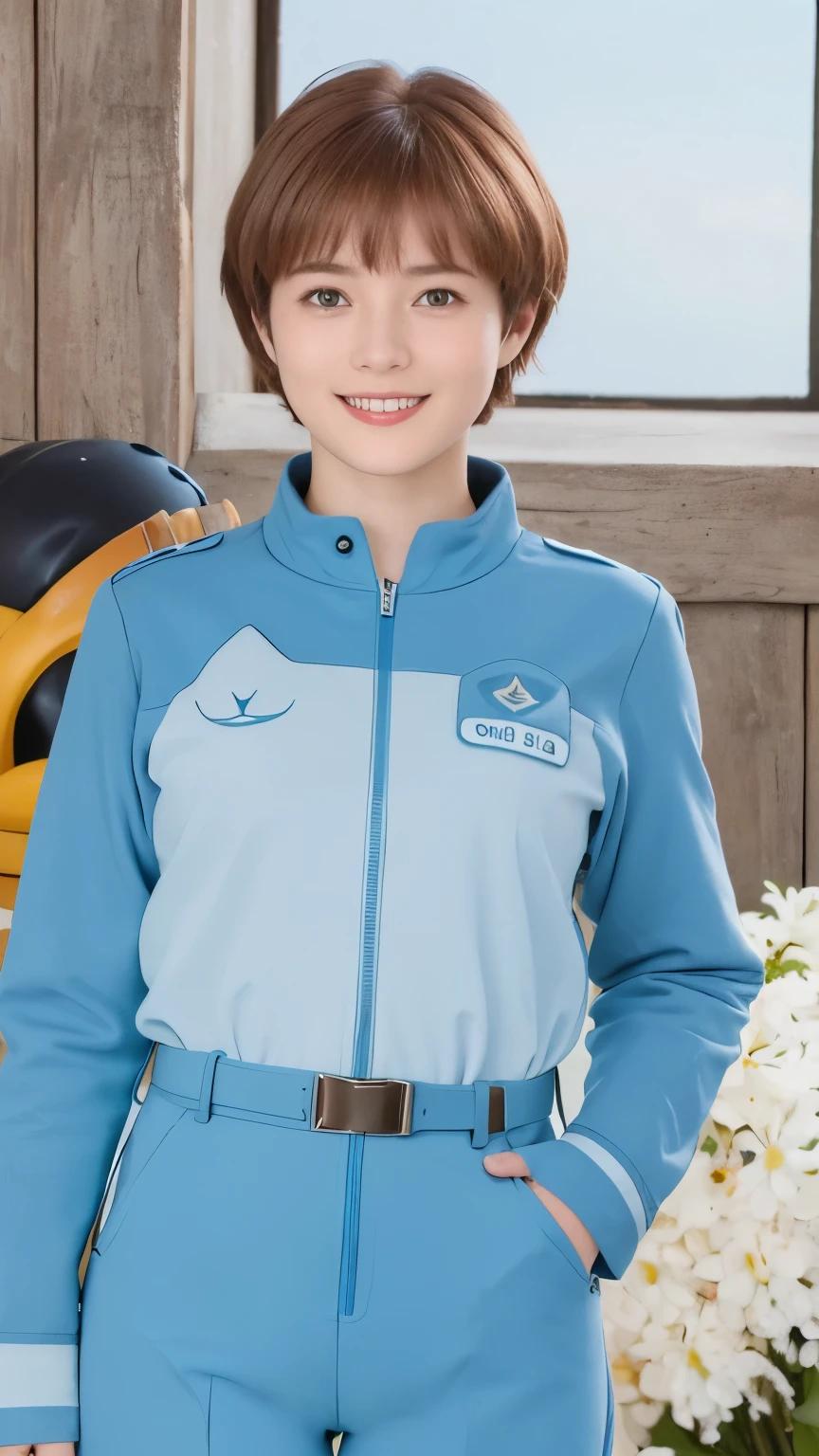 337 (20-year-old female, short hair), ( high image quality), (smile), ((Nausicaa's suit )), ( Nausicaa's view of the world)