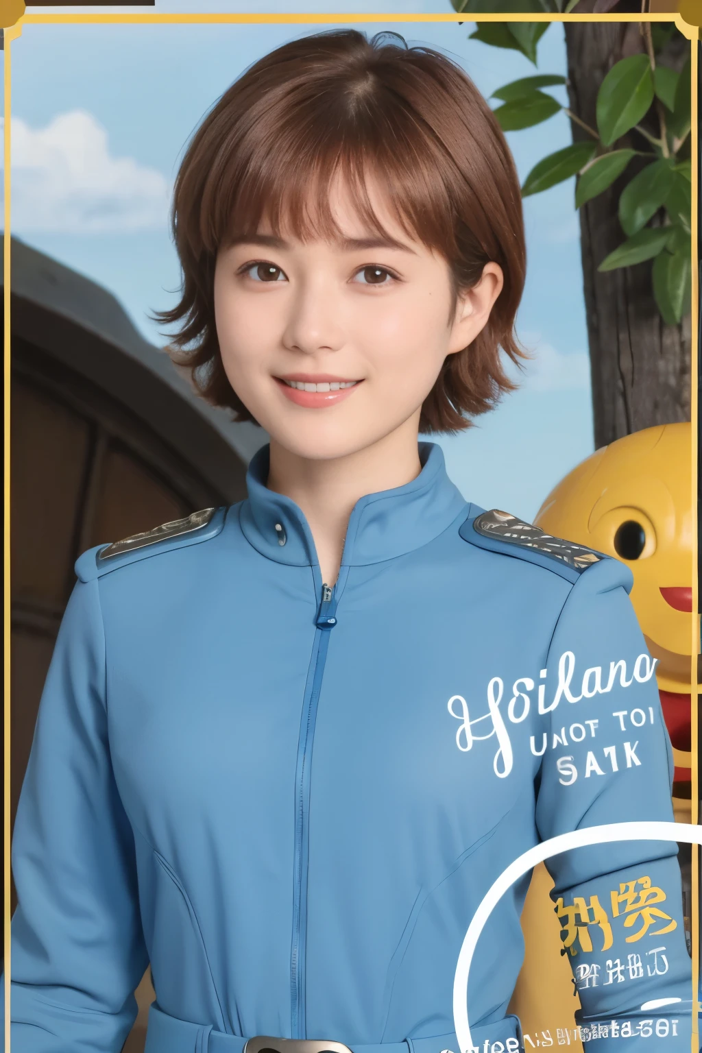 337 (20-year-old female, short hair), ( high image quality), (smile), ((Nausicaa's suit )), ( Nausicaa's view of the world)