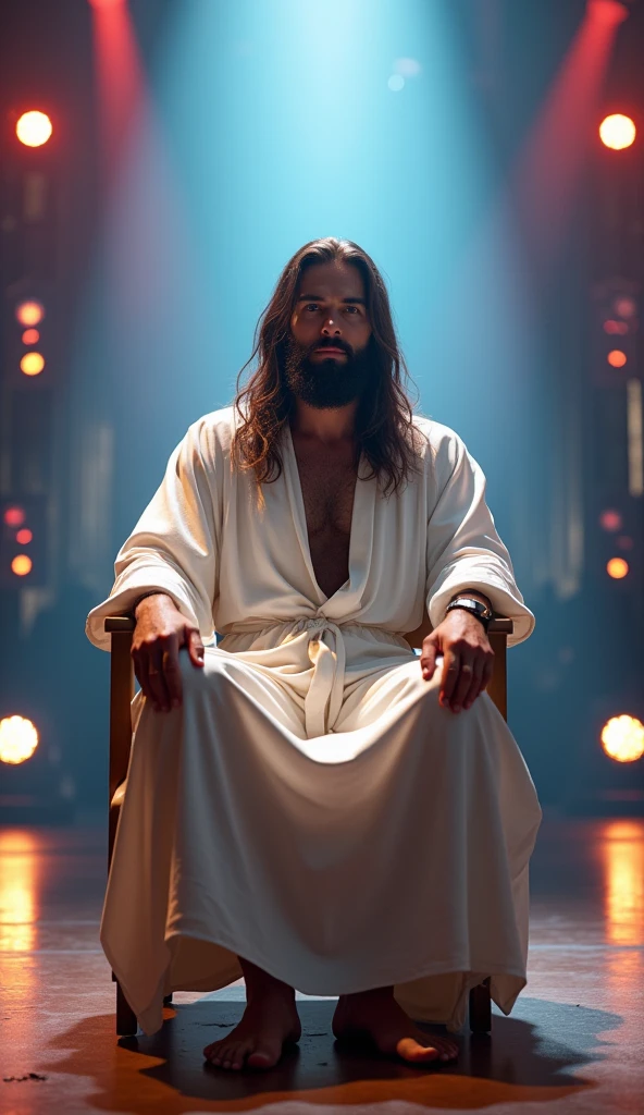 jesus cristh in atmosferic epic