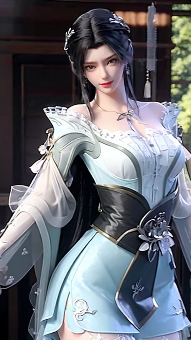 A white hair、Close-up of Miss wearing white mask,  Beautiful Figure Painting , Gu Weiss,   Gurwitz Style Artwork  , White-haired god, author：Yang Jie,  Epic Beautiful Figure Art ,   Extremely fine CG8K wallpaper  , author：Fan Qi, by Wuzhun Shifan,  Pixiv Art Street Guweiz , Single ponytail, insult, High Ponytail,  tall and big, Long Legs, (Sleeveless lace shirt), ( shorts), (stripe )), ((stripe )), Walk, Elegant, dignified, Miss, Beautiful curves,  sweet smile , Strong details and layering, color丰富绚丽,  has a unique texture ,  colorful, color, vivid, Design Art, 16K,  super detailed, {{illustration}}, { Extremely refined}, {Exquisite surface treatment},  super detailed, Delicate and shining eyes, {{ movie lighting}}, Extreme Lighting Effects , Model:  illustrion , CFG size: 12, Laura: Bright texture (1.35),  high quality , masterpiece,  exquisite facial features ,  delicate hairstyle depicting , 眼睛的细致描绘, masterpiece,  Best Quality,  ray tracing ,  Extremely Fine CG Uniform 8K Wallpaper , masterpiece,  Best Quality, ( 1 girl), Perfect Miss figure, (((Tight white T-shirt))),  beautiful eyes, ( exquisite face ),  Black Short Hair ,  tie up your hair , light blue hairpin,  black silk eyeglass frames , In the classroom, ( white skin), (Optimal lighting), (  Super Intricate Details  ), 4K Unified, ( super detailed CG),  showing off her white legs , , Hot Pants,  shorts,
