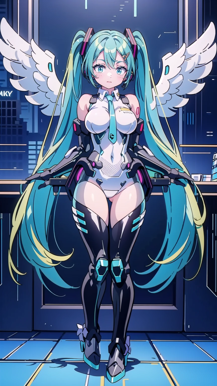 NSFW, ,((masterpiece)), ((best quality)), ((ultra-detailed)), (illustration), ((perfect anatomy)), ((best aesthetic)), ((beautiful art)), ((perfect eyes)), ((perfect quality)),((fine detail)),((perfect pussy)),((thick pussy)), ((perfect breasts)),mechanical girl(Main color is bright blue, secondary color is white, cool robot face, shining red eyes, sensor eyes, blade antenna, sturdy legs, cool robot arms and legs, big breasts, thick pussy, solid body type),standing,Solo,((feminine breasts)),((attractive pussy)), thick pussy ,humanoid robot, robot, robot joints, joints, helmet, armor, robot girl,sexrobot, (dragondna:0.8)