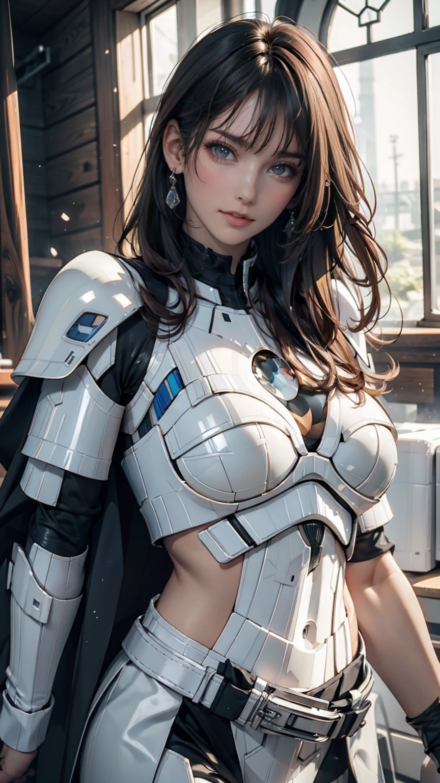 Sexy Female Stormtrooper, White Armor, No face