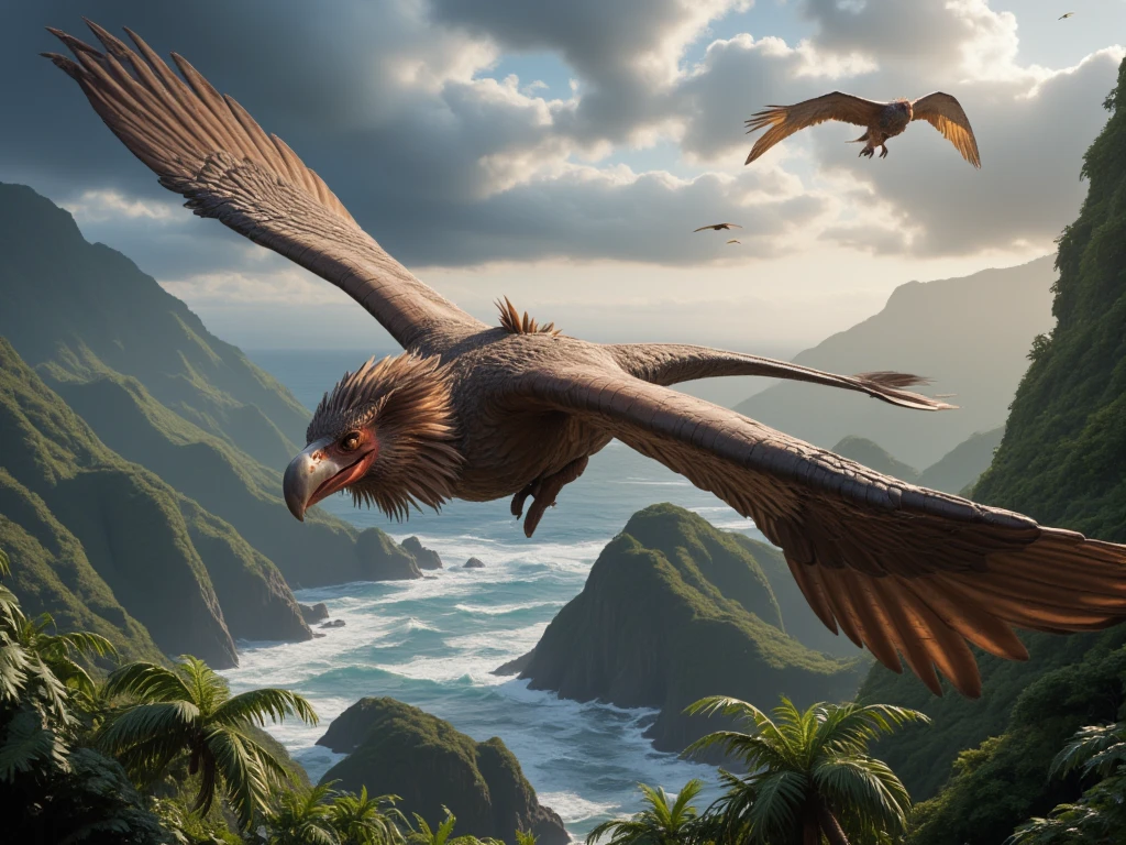 Pteranodon was a pterosaur with huge wings and ,  had a toothless beak and a long crest that acted as a rudder.