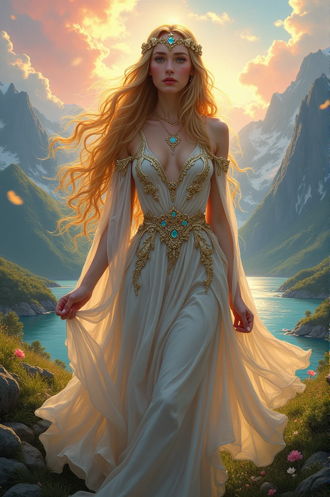 A masterpiece, the beautiful and ethereal vixen is dressed in a flowing white Chinese robe. The image captures the fox spirit standing gracefully on the water, surrounded by white clouds and mist, adding an otherworldly quality to the scene. The fox demon's long white hair and robe are blown by the wind, adding movement and fluidity to the picture. Use Midjourney's advanced brush tool to create intricate folds and textures on the vixen's robe and hair, and experiment with different color palettes and brushstrokes to bring out the ethereal quality of the scene. The image of the vixen is sometimes covered by the surrounding fog, which adds to the beauty of the vixen and makes the scene full of mystery and charm. With the powerful tools of Midjourney, you can bring this captivating and ethereal scene to life with incredible detail and beauty. hdr, (realism, masterpiece quality, best quality), pureerosface_v1, ulzzang-6500-v1.1,