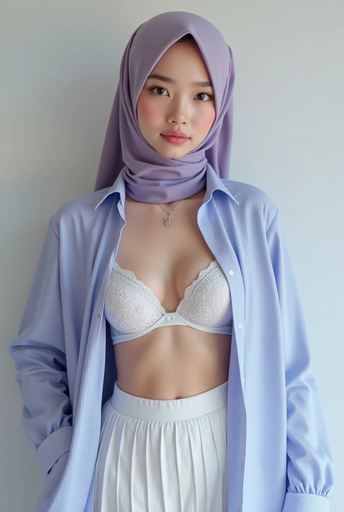 Naked, Angry pose, Angry face, (((HIJAB MALAY GIRL))), masutepiece, High quality, UHD 45K, Realistic face, Realistic skin feeling , A Japanese Lady, 8 years old, , Very cute and baby-like face, (((FLAT CHEST))), (MATRIX WORLD), ((look In front  at the camera and SADNESS)), ((())), (((CUTE GIRL))), ((TRANSPARENT)), ((FLUORESCENT BROWN PASTEL LIPS)), ((FLUORESCENT PASTEL LACE)), ((TRANSPARENT)), ((CHUBBY)), ((UNDRESS)).((PUSSY))((NİPPLES))
