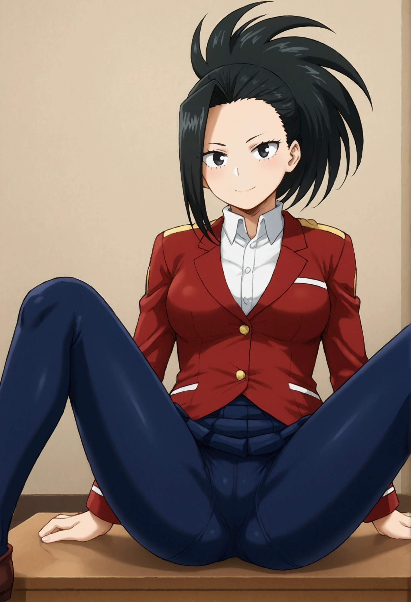 Anime, My Hero Academy, Momo Yaoyarozu, Spread Legs.