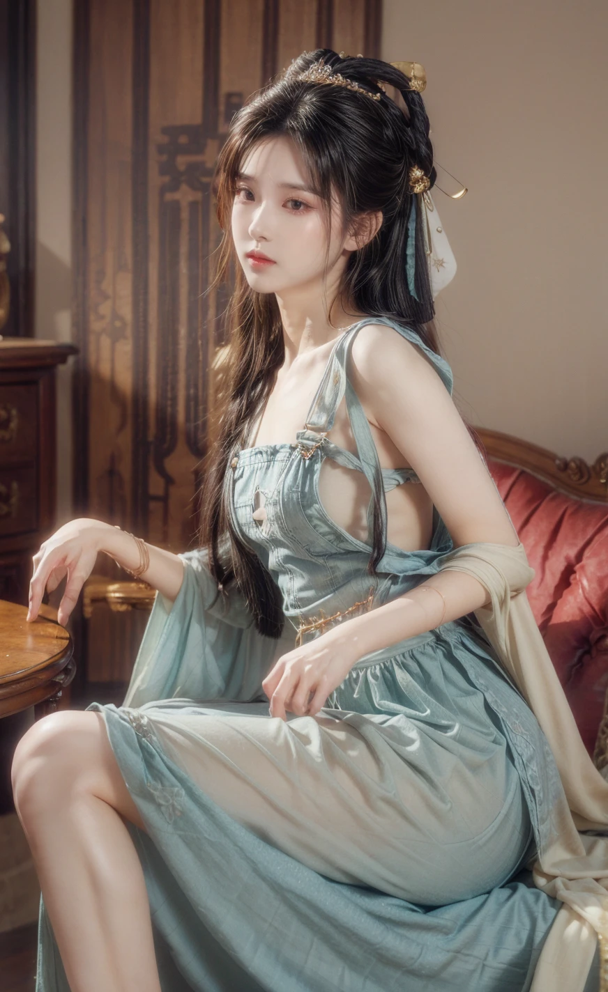 Hyper-realistic), (illustratio), (A high resolution), (32K), (extremely higly detailed), (Most Best Illustration), (美丽细致的眼睛), (best qualtiy), (ultra - detailed), (tmasterpiece), ( wallpaper), (Detailed and delicate face), 独奏,peeing self,Pee on the legs,Surrounded by other people,Highly Detailed Face and Skin Textur,Detailed eyes,二重まぶた,The ball with a hairpin twisted braid,Wear large-framed glasses,Wearing pink tulip fairy, sweet pure lust lace print embroidery to see through the outfit,Wearing cat ears,Split your legs and kneel on both knees,Nervously bow your head,is shy,Embarrassed provocation and shock,Standing with legs open,On the floor of a dry men's toilet,A small pool of her own urine was forming around her feet, Very desperate to pee, urinating, Wet yourself, Urine discharge, streaming tears, dreads, be desperate, panicking, high detal,Dance ballet with a big belly that is pregnant in October,Wear ballet shoes,(dynamicposes),1 rapariga, On the toilet bowl in the bathroom,White wavy hair, korean people, heterochromatic eyes, small mole under eyes, ((aprons)), Bigchest, Long legs, Tightens abs,Wear gold and silver jewelry,(Camel toes),(fishnet stockings),(pantyless),(no bra