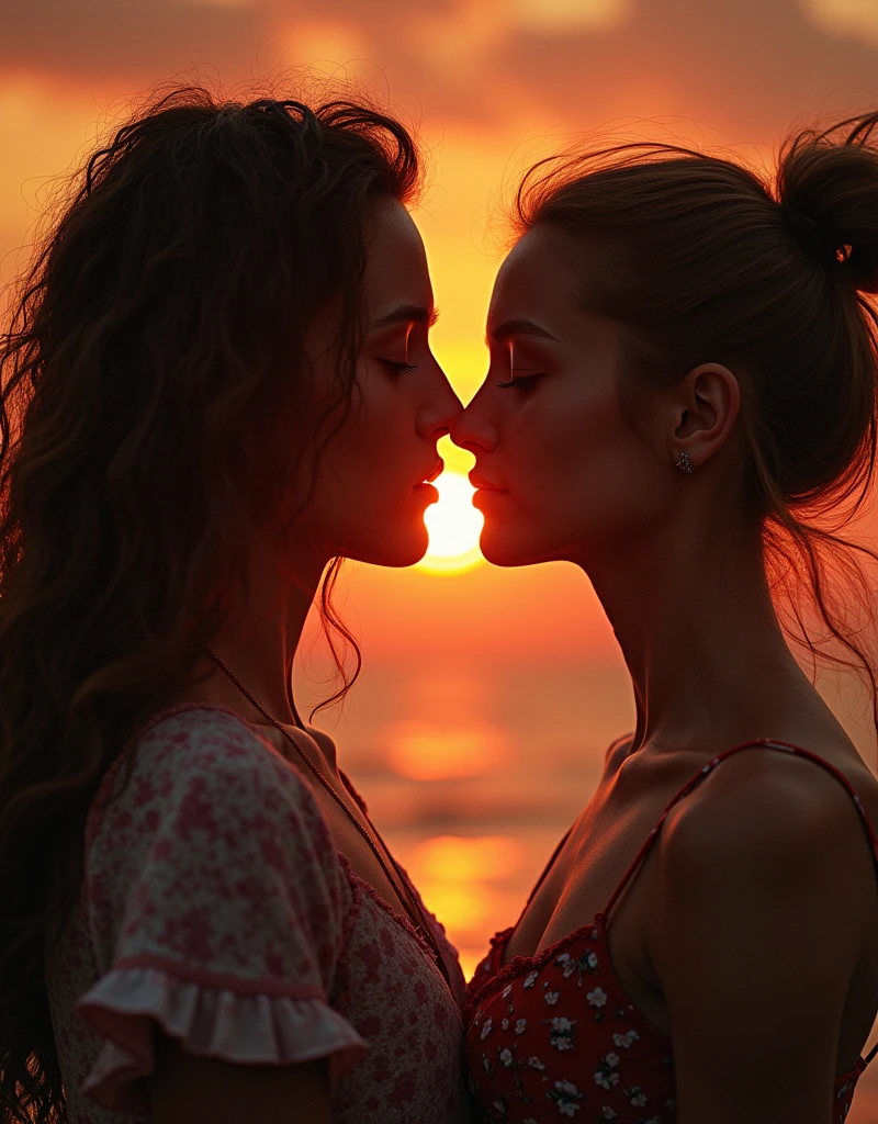 I want to create image of my own face with a girl looking like a love picture