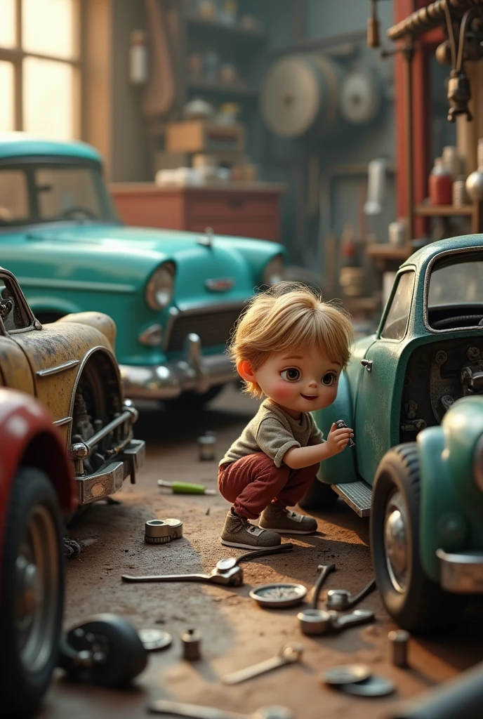 In this story，The little boy didn't pay much attention to the toy car at first，But when he found it becoming more scarce，He craved it even more。