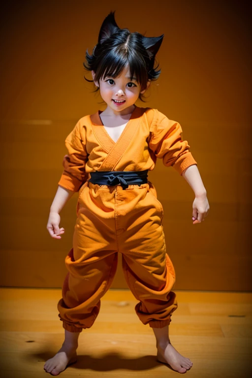 1boy, solo, ninjahattori boy, serious, detail, ninja, sneak in corridor of japan castle, blue costume, sandals, red belt, dim light, epic <lora:ARWNinjaHattori:1>