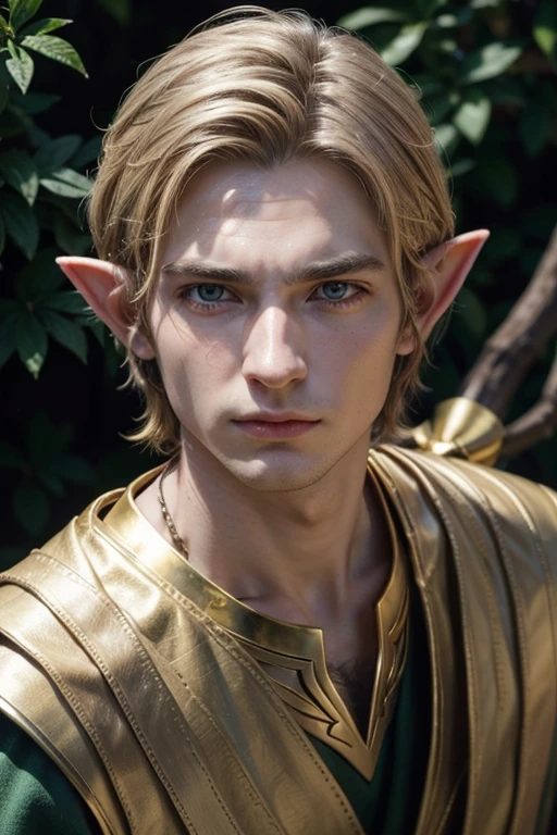 man link from zelda twilight (princess:0.9) real life (live action:1.1) actor photo photography 50mm fantasy grainy movie triforce necklace