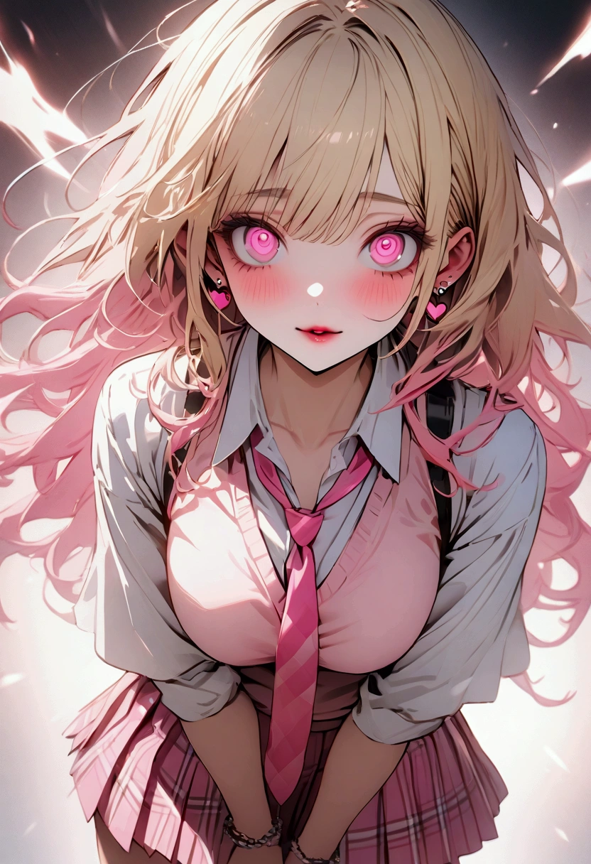  (highest quality:1.4), (High resolution:1.2), Sharp contours, Long Hair, highest quality, masterpiece,Glasses,Voice of the Heart,yandere,Browsing Caution,nude,facial,Excessive ,Chest to chest,Ecstasy,saliva,blush,Heterochromia iridis,Colorful Hair,Dynamic configuration,