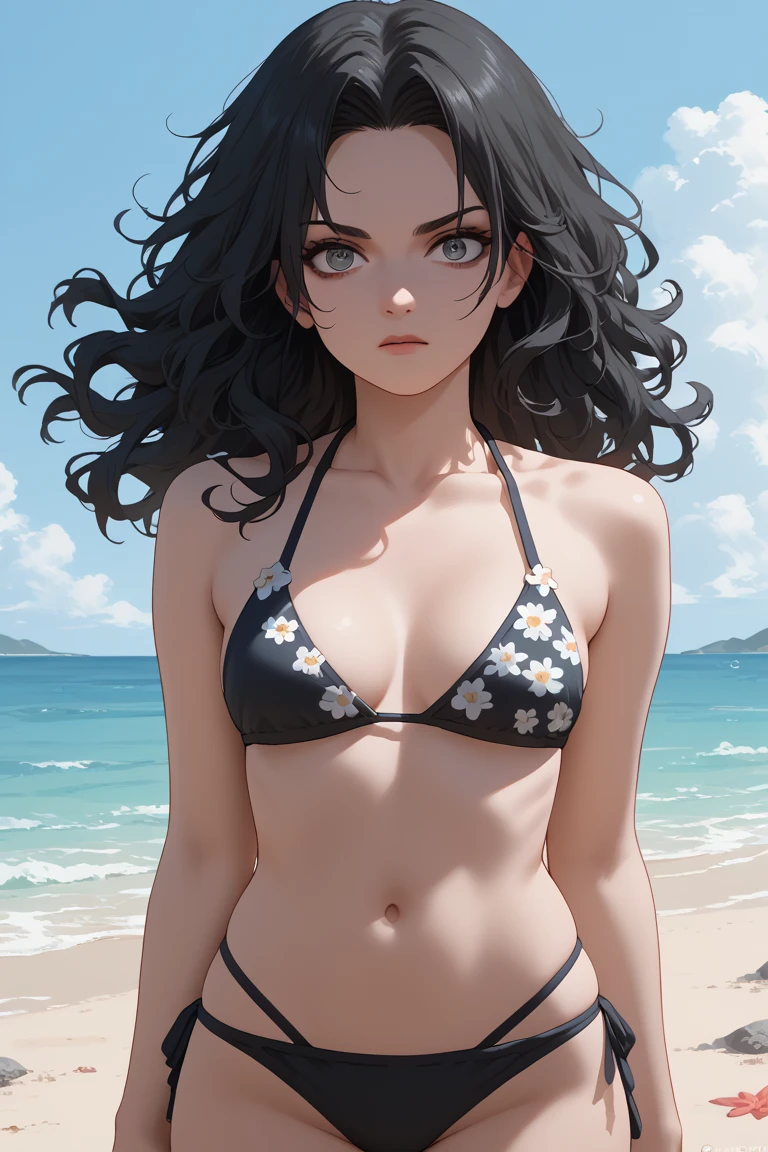 a  woman, (best quality), (masterpiece), (1girl), slim, anime, (), (protrait), (micro ), (view from beyond)
