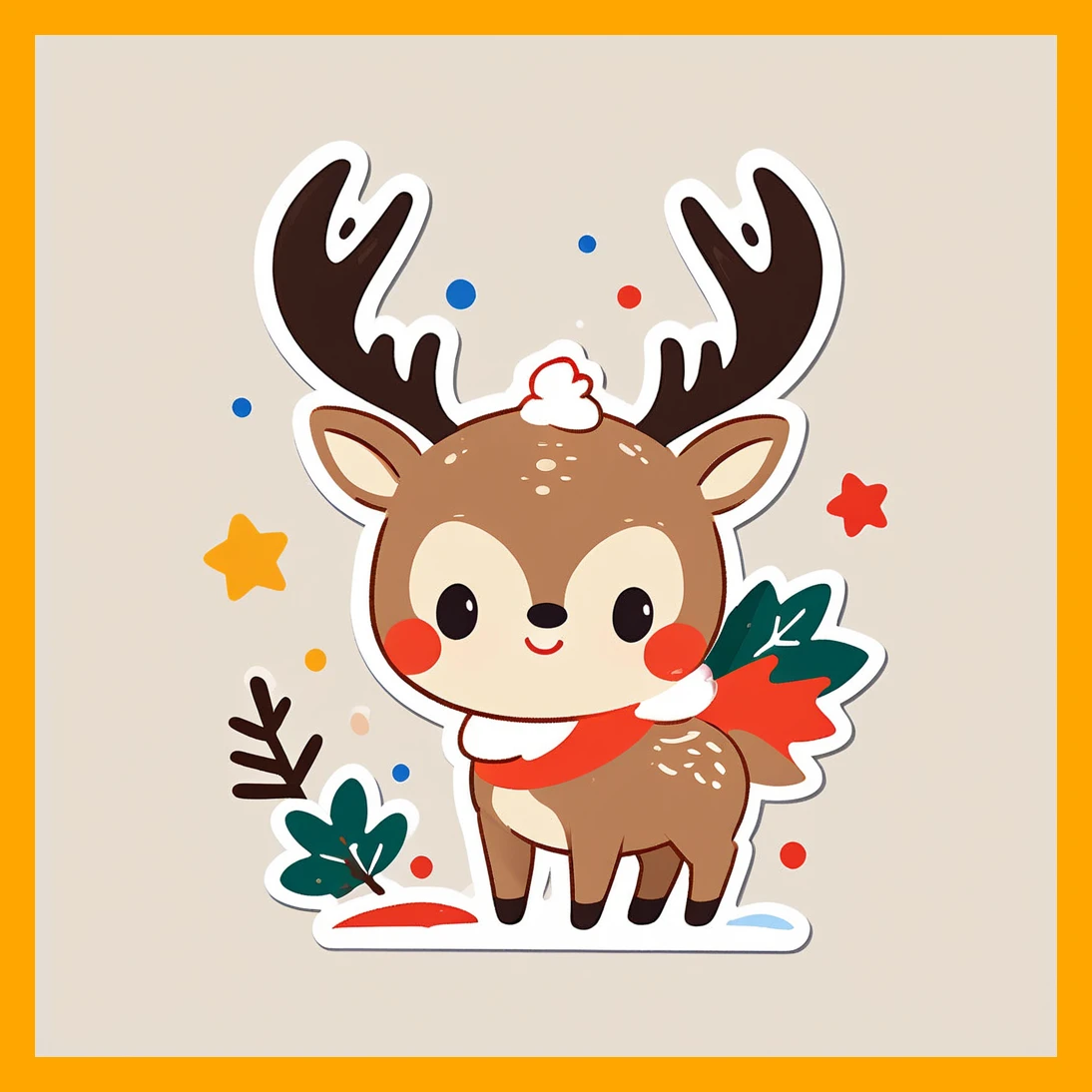 Day 14: Christmas Sticker Challenge