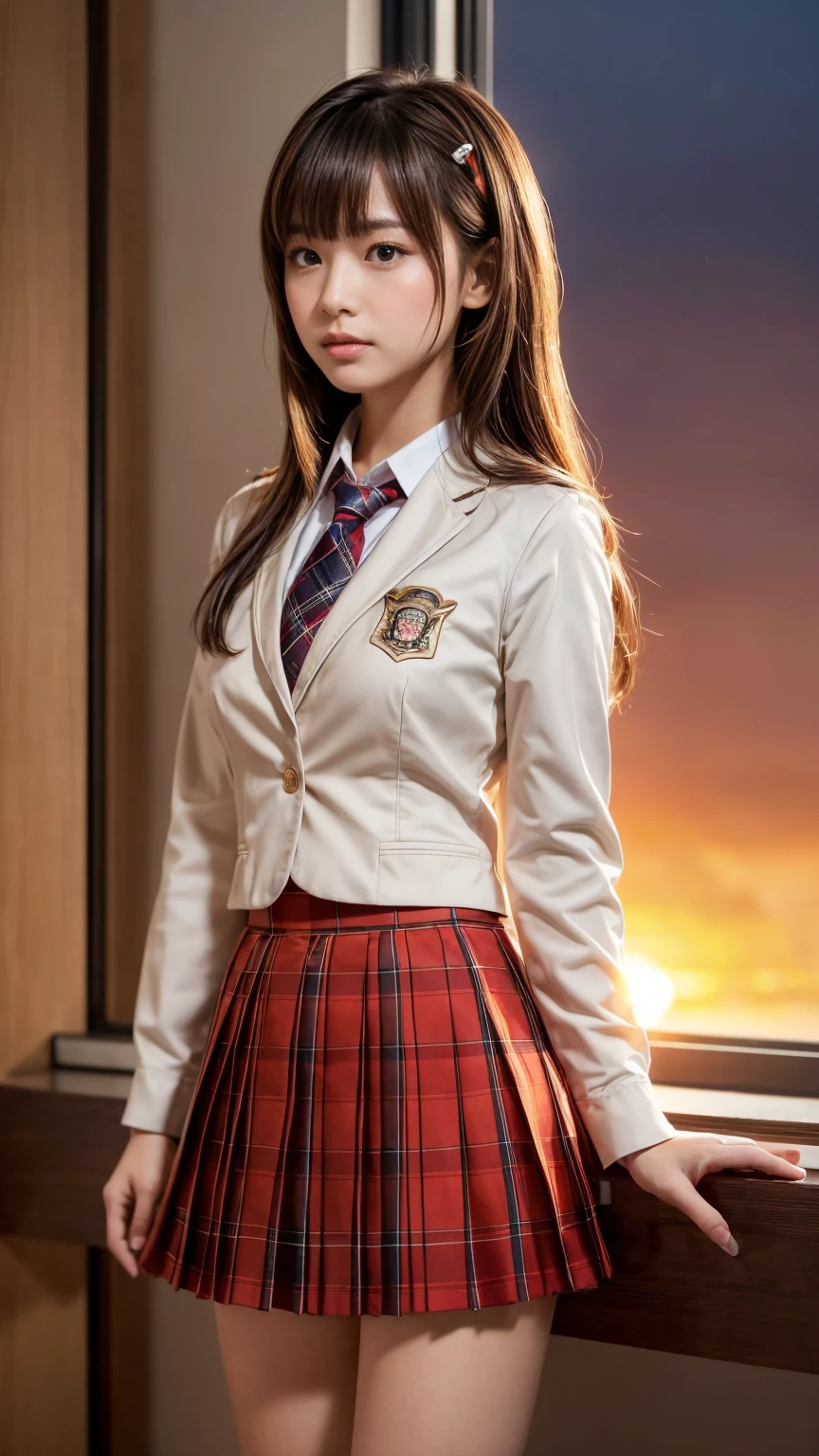 ulzzang-6500-v1.1, (raw photo:1.2), (photorealistic:1.4), beautiful detailed girl, very detailed eyes and face, beautiful detailed eyes, ridiculous, incredibly ridiculous, huge file size, super detailed, high resolution, very detailed, best quality, masterpiece, kemomimi, ((Japanese girls' high school uniform)), illustration, very detailed, CG, unified, 8k wallpaper, amazing, fine details, masterpiece, best quality, very detailed CG uniform 8k wallpaper, face light, cinematic lighting, 1girl, 16 years old, ((dynamic pose))), (camel toe), (full body), (pantyhose),
