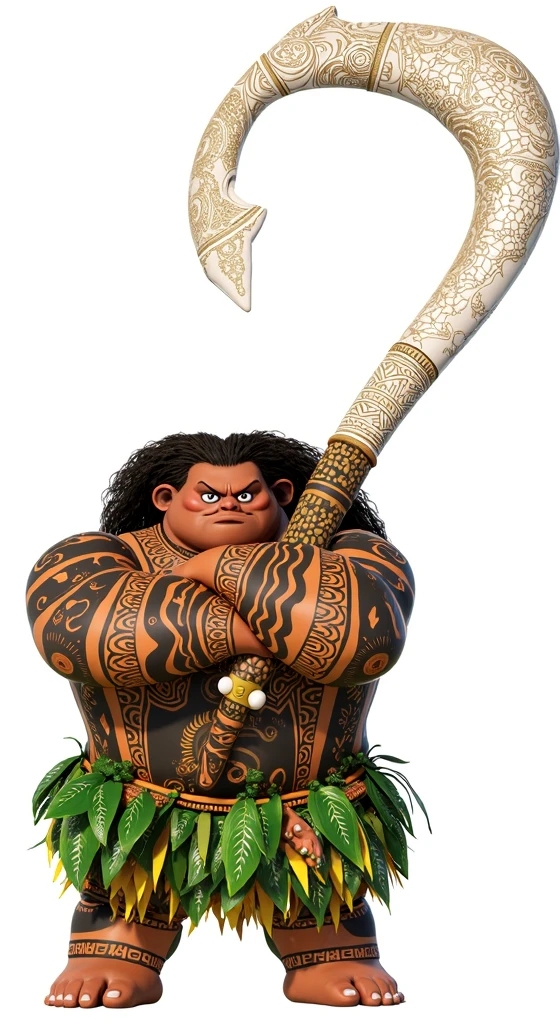 Maui from the cartoon moana with his long hair his big body and his funny face , who has been inspired by Tony Stark's legacy, discovers a hidden file left behind by Stark himself. In this file, Stark had been secretly working on a groundbreaking technology that could transfer a person's consciousness into a new, advanced robotic body.

With the help of Stark's AI assistant, J.A.R.V.I.S., and some of her own innovations, Riri successfully completes the technology and brings Tony Stark's consciousness back to life in a state-of-the-art Iron Man suit. Stark is initially disoriented but quickly adapts to his new situation.

Now, with Tony Stark back in action as Iron Man, he mentors and works alongside Riri Williams, who takes on her own armored persona, "Ironheart." Together, they face new threats to the world and continue to uphold the l