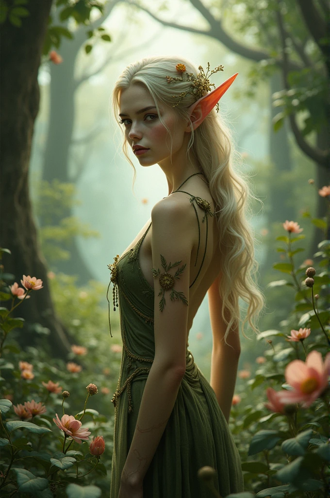 Princess elf with nature power