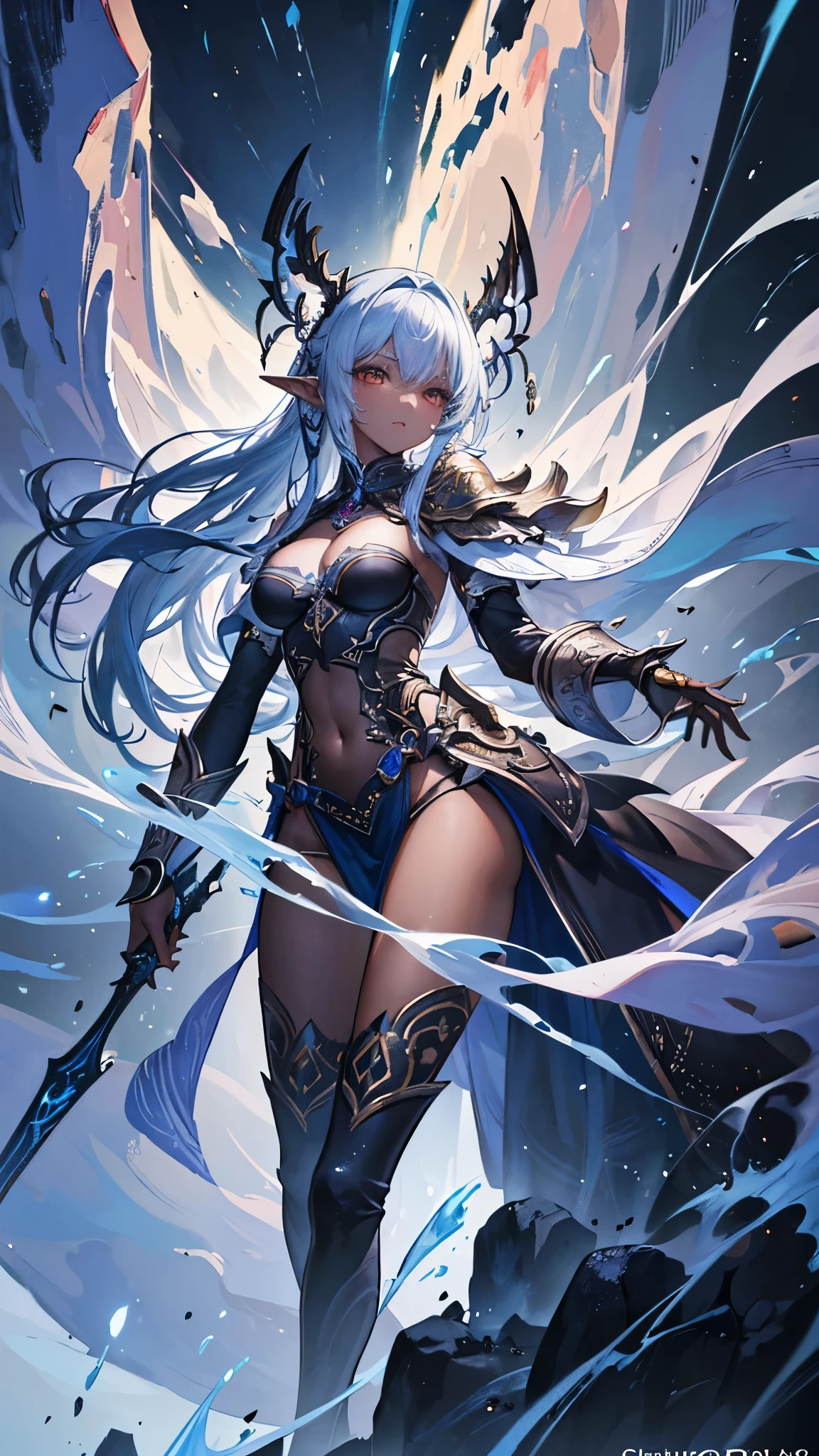 (Detailed illustrations,Very detailed and detailed drawing,Delicate lines with slow and rapid,Realistic texture expression),[Color tressed main line],(Fantasy World Battlefield Background [Burning castle]),(GIRL ROBOT 15yo (White Devil [METALFACE] (SKINNY)) [WEAPON MACHINE][milky],[BODY with EDGE [Transparent material]],[use an ax as a weapon],[[Mobile Weapon Gigant Size][Science Fiction Mechanical]],(Pearl luster on the body surface),(Intricate and beautiful decoration [Dense detail]),(Precisely drawn face)[Perfect eye details(Iris beautifully drawn in every detail)[eyes like jewels]],[long and beautiful eyelashes],[Meticulously drawn hair [More on beautiful and shiny hair]],(Perfect hand details [Beautiful fingers without breakdowns [Beautiful nails]]),(Perfect Anatomy(Perfectly proportioned))[[full body portrait]],[Ideal color coordination(Accurate simulation of light-material interactions)],[Visual art that conveys a sense of narrative].