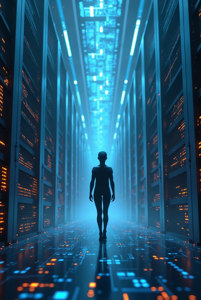 in a futuristic setting, A quantum vibrational extraterrestrial platform with ethereal sine waves and cybernetic codes stands out, emitting an ethereal glow. An aura of a man is inside the platform receiving energy in being ethereal light body only aura of that human , Cercado por uma aura de luz vibrante que representa seu campo de energia. Hertz bands dance through the air in complex shapes, while the cybernetic vibratory codes flow like rivers of light around the individual. The chakras are visible as spinning vortices of intense colors, each aligning perfectly with the vibratory frequencies. The holographic platform projects a cinematic hologram of the standing human figure, whose body is composed purely of light and energy. Dust particles float in the environment, vibrating in harmony with the waves of energy that permeate space. Strands of ethereal energy intertwine in the air, connecting to the central figure and radiating to the surrounding environment. A quality astral projection is rendered, allowing the individual to explore their own energy field in profoundly transformative ways. Enquanto isso, The platform functions as a cell regeneration room, offering a large genetic healing room where the fusion of extraterrestrial technology and human bioenergy triggers an innovative healing process. As humans connect with technology, State-of-the-art cybernetic implants integrate seamlessly, further enriching the experience. The surrounding environment is a crystal clear room, which amplifies vibrations and creates an atmosphere of transcendence. It's a mesmerizing vision of how technology and energy can come together to explore and enhance the capabilities of the human body and mind, in tune with the vibratory forces of the universe. Dentro de uma nave Seres de uma nave seres humanoides, alien team of aliens gray blue aryl Be bold and creative and create aliens inside