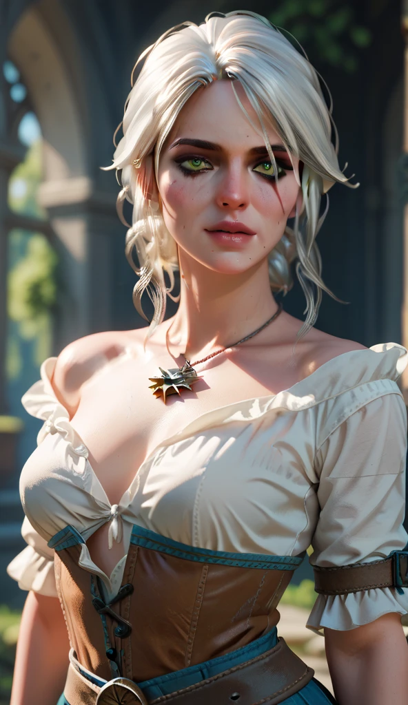 score_9, score_8_up, score_7_up,up close  Ciri   ciri101, looking at viewer ,scar