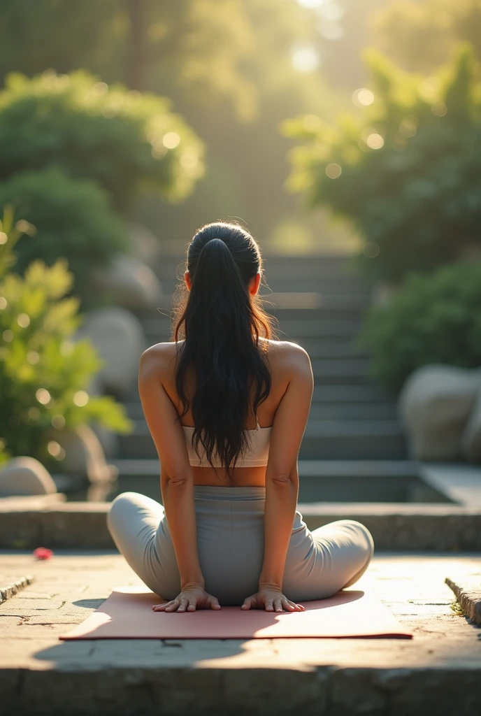Capture a moment in your day where you practice a wellness activity that revitalizes you, que ce soit du yoga, de la méditation ou une promenade en plein air