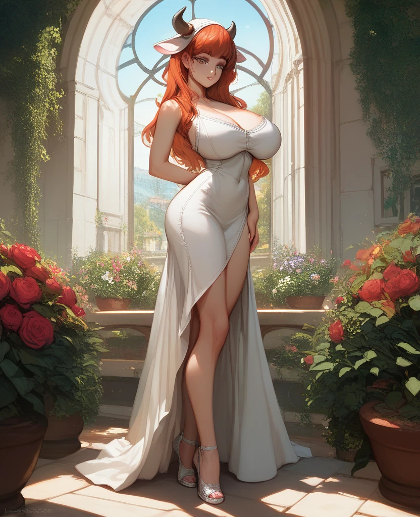 1girl have a sex with a man, cow girl position, beautiful detailed eyes, long eyelashes, sporty dress, beautiful garden, sunlight, cinematic lighting, intricate details, 8k, high quality, detailed painting, digital art, gigantic tits, full body, 