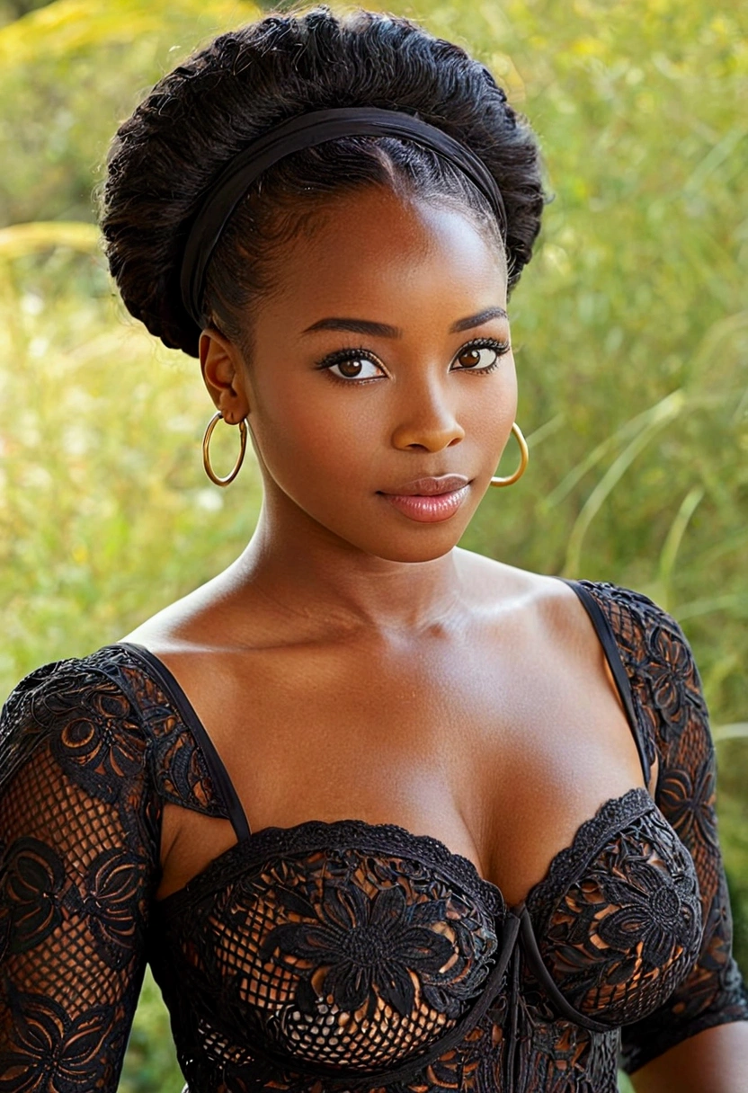 …a gorgeous  ebony woman