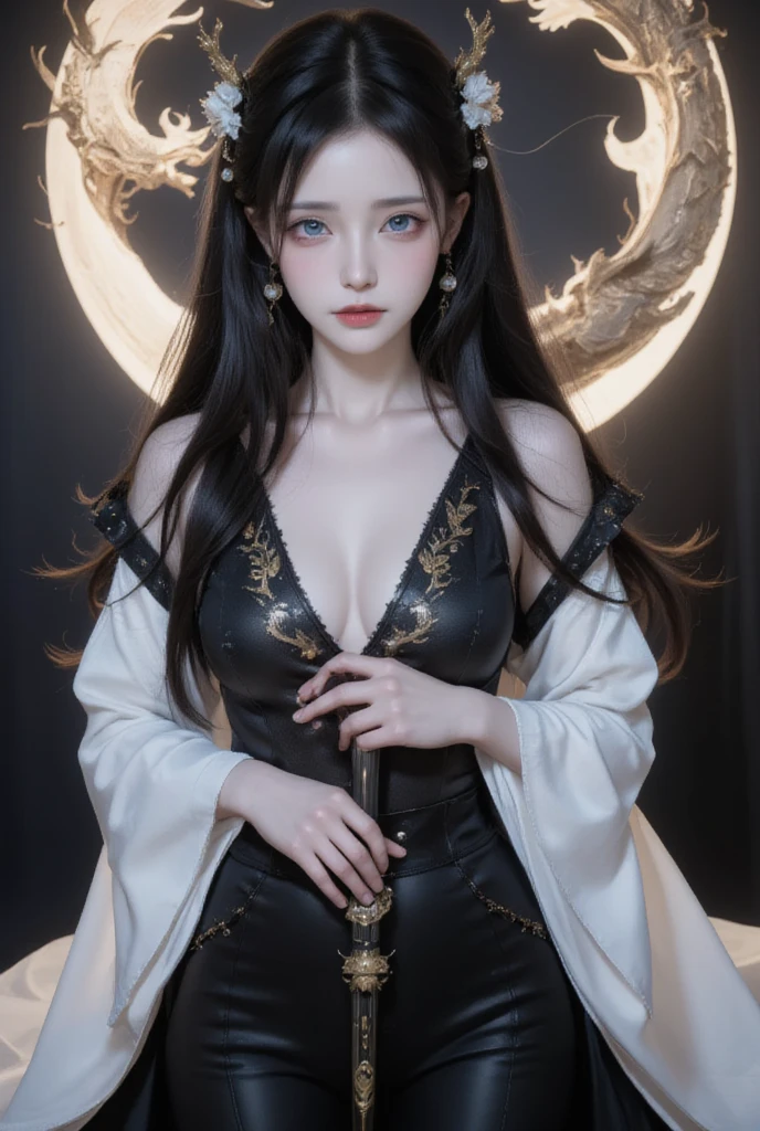 Arabian woman in black clothes with horns and dragon, Succubus | Medieval, Dark Fantasy Style art, in style of Dark Fantasy Art, Dark Fantasy Art, beautiful Succubus, gothic fantasy art, female vampire warrior, Dark Elf, Dark Fantasy Style, Dark fantasy digital art, beautiful Dark Elf countess, A beautiful and elegant demon queen, Fantasy Dark Art