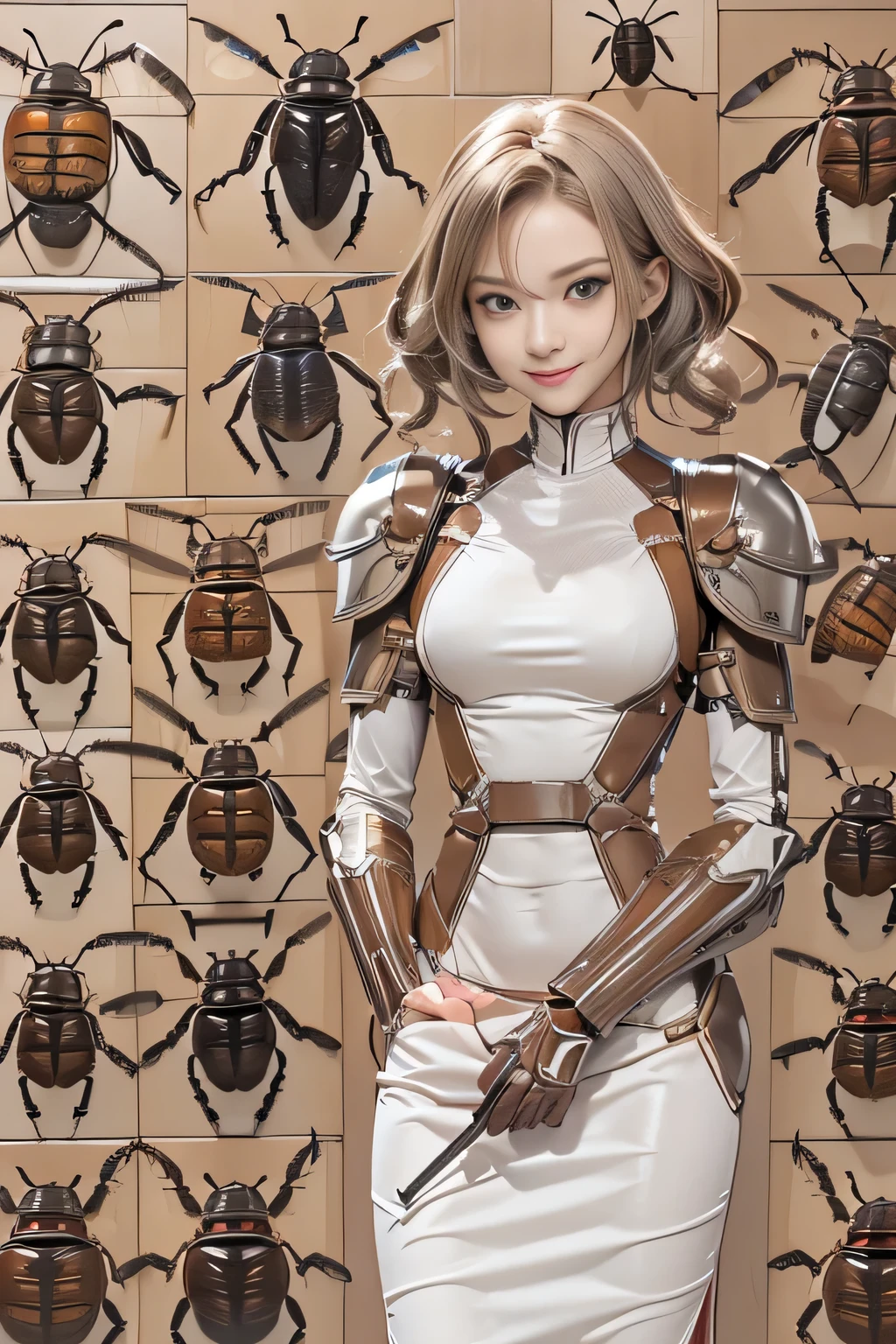 (high resolution,masterpiece,best quality,extremely detailed CG, anime, official art:1.4), realistic, photo, amazing fine details, all intricate, gloss and shiny,awesome many layers, 8k wall paper, 3d, sketch, kawaii, illustration,( solo:1.4), perfect female proportion,villainess, (fusion of dark brown cockroach and lady:1.4), (brown cockroach form lady:1.2), (brown cockroach lady:1.2), (fusion:1.2), (solo:1.4), (evil smile:1.2), muscular, abs, (cockroach brown exoskeleton bio insect suit:1.4), (cockroach brown exoskeleton bio insect armor:1.2), (brown transparency cockroach wing:1.4), (brown cockroach antennae:1.3),