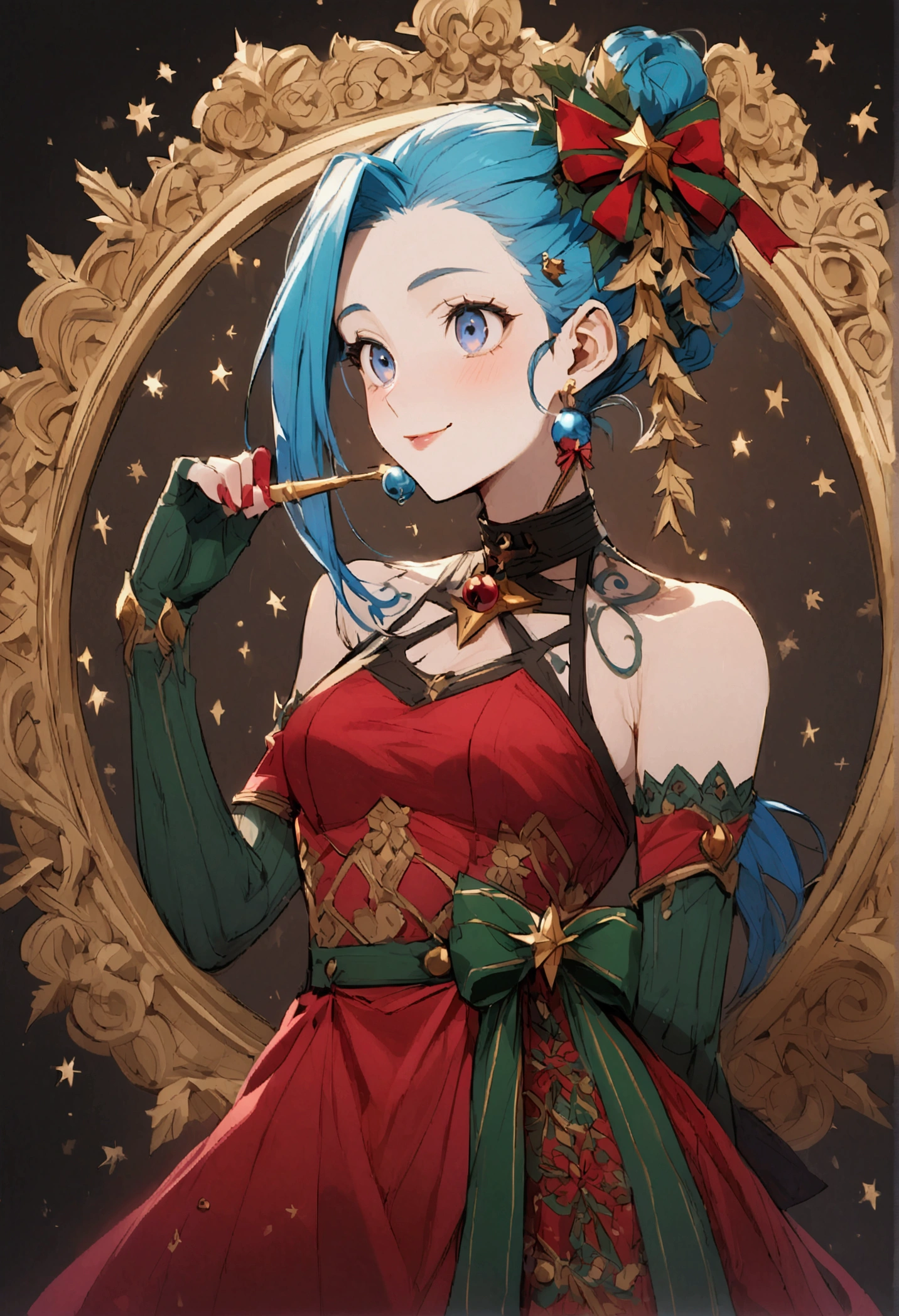 Jinx celebrating Christmas