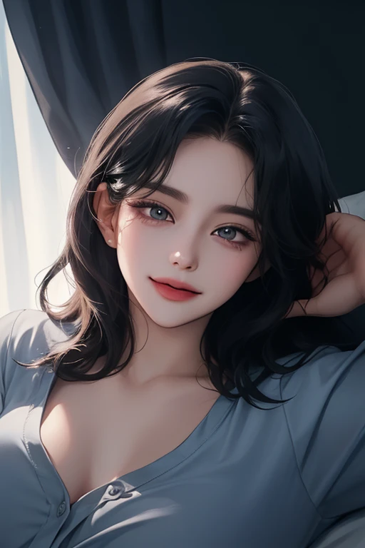 女の子1 person,(Highly detailed skin),bent,,beautiful胸,Big Breasts,Pale skin,Pointed Chest,Erect nipples,(Fantasy art,Best image quality,surrealist portrait,(8k),Ultra-realistic,最high quality, high quality, High resolution, high quality texture,Attention to detail,beautiful,Familiar,Highly detailed CG,Familiarテクスチャー,Realistic facial expressions,masterpiece,Presence,dynamic,bold),Bob Hair,(Very thin hair),(Very soft hair),(Super Straight Hair:1.5),流した長いbangs,Hair above one eye.Black Hair、bangs、Look forward、Looking at the audience、Two-dimensional beautiful girl、(masterpiece: 1.3), (Maximum resolution: 1.2), (Ultra HD TV: 1.2), Cinematic Light, 8k解像度, Familiar顔の特徴 , (Sharp focus: 1.2), (Focus on the face:1.2),Perfect Style, beautiful顔, Acura, Anatomically correct, Highly detailed face and skin texture, beautiful目,beautiful目, Thin eyebrows, Glitter Eyeliner: 1 Natural Cheeks, Glowing Skin, Fair skin: 1.2, (Glossy Lips: 1.4),、 (Embarrassed look: 1.2),Highly detailed face and skin texture, Natural Cheeks, , Glossy Lips: 1.4,Perfect Style、Exposed cleavage、(A lot of sperm on my chest:1.4)(A lot of sperm on thighs:1.2)、 blush、Humiliatingな、impatience、Humiliating、Embarrassing、Please open your knees、Spread your legs、 White underwear、White bra、Sparkly little earrings and a rosary、Disheveled clothes、Exposed panties、sweating、Thin underwear、Wet underwear、Stockings Long Hair、24-years-old, A clean-cut woman,1 person、 Proud, Old bedroom、On the bed、(On my back, ベッドにLying down, ベッドにLying downいる, Lying down, White sheets:1.3)、blonde、Black Hair、Blue-gray eyes、Green-gray eyes,(cop uniform:1.3)、