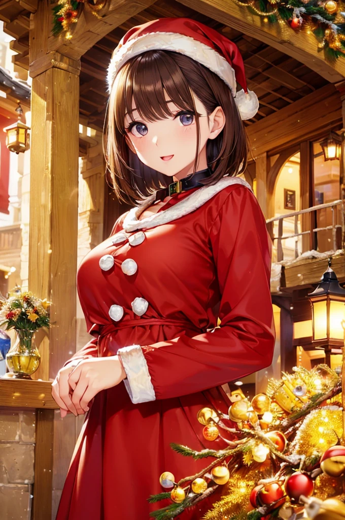  My Grandmother、  shiny chestnut hair   ,   short hair, ( Clean brown eyes 、   sparkling eyes   , fine grain)、smile、  super detailed eyes sandwiched between columns、  high-definition face ,   very detailed eyes, masterpiece  ,  cowboy shot 、 1 woman 、
 
 

、(((  Front Open Santa Costume  )))、、(((whole body)))、(  Beautiful Japanese Woman )、(Santa hat)、((  Santa's Clothes))、 ((   open your mouth and laugh ))、   high definition  、超 top quality、  masterpiece  、超   high definition  、   high definition  、Detailed and complex、  soft lighting  、最   high definition  、  Very Elaborate and Beautiful Detailed Eyes 、 top quality、超   high definition  