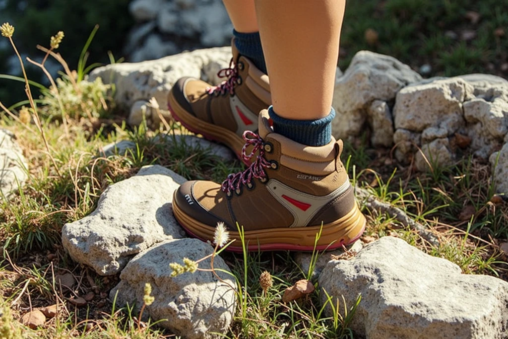 hyper ultra realistic photographs full body of A weary hiker, legs aching from the climb, arrives at a clearing with a large, inviting rock in the center. They sit on its smooth surface, gazing out at the panoramic vista, the rhythmic creak of their boots the only sound as they savor the moment of peace and reflection. ratio 16:9, 4k, 8k resolution, High quality photo, high detailed, imagesharp focus, Cinematic lighting,hyperdetailed & Unreal engine, detail, realism, photography,cinematography, camera NIKON, lens NIKKOR flagship, masterpiece. hyper-maximalism, ultradetailed photorealistic, light skin imperfections, final render, vray, photo, fashion