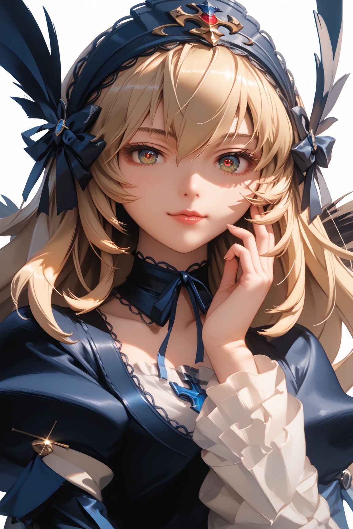 ((((masterpiece)))), ((((Best Quality)))), whole body,High resolution,4K,8k,, Rozen Maiden,suigintou,fine grain,Detailed face,action、so beautiful、Beautiful Skin、Beautiful and detailed eyes、